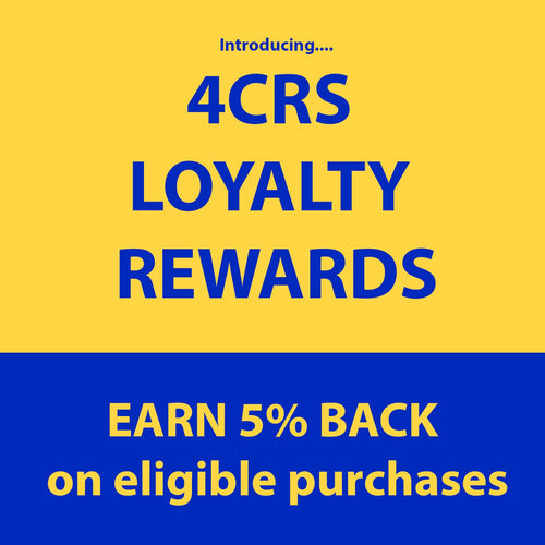 Announcing 4CRS Loyalty Rewards - Earn 5% back!