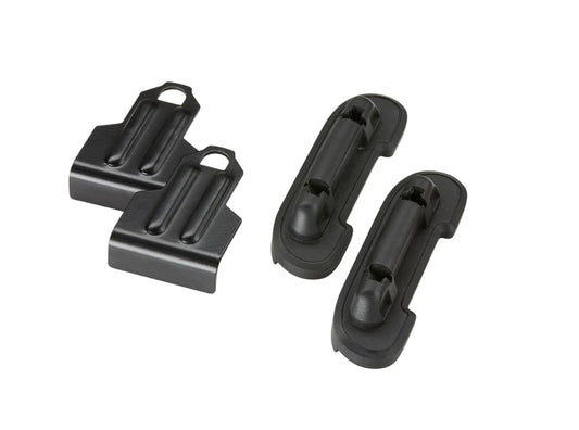 A pair of Yakima Base Clip handles on a white background.