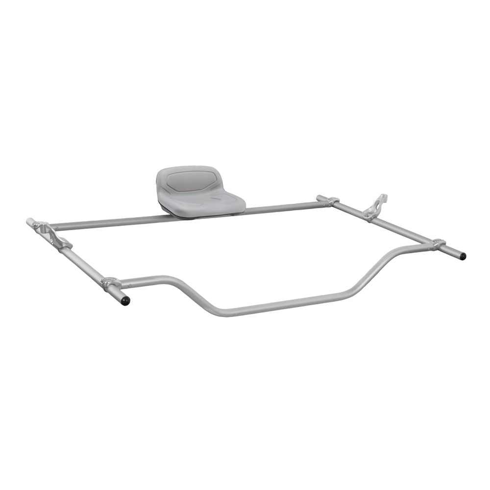 The NRS Longhorn Frame is an aluminum alloy raft frame with an attached seat, presented on a simple white background.