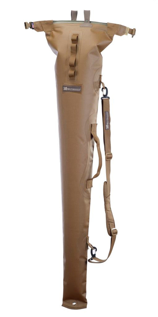 A Watershed Wetland Shotgun Bag with a strap attached to it.