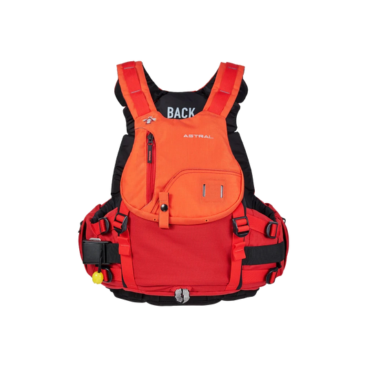 Astral Indus PFD in the color red/orange