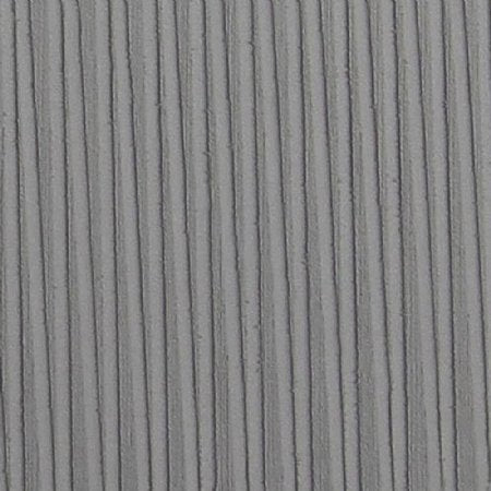 Close-up of a textured surface with vertical ridges in a uniform pattern, colored in a light gray hue, made from EVA foam padding that is the Drybox Seat Pad by North Shore.