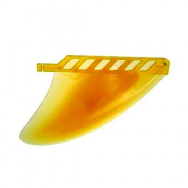 Featuring the 4.5in Center Flex Fin sup accessory, sup fin manufactured by SOL shown here from one angle.