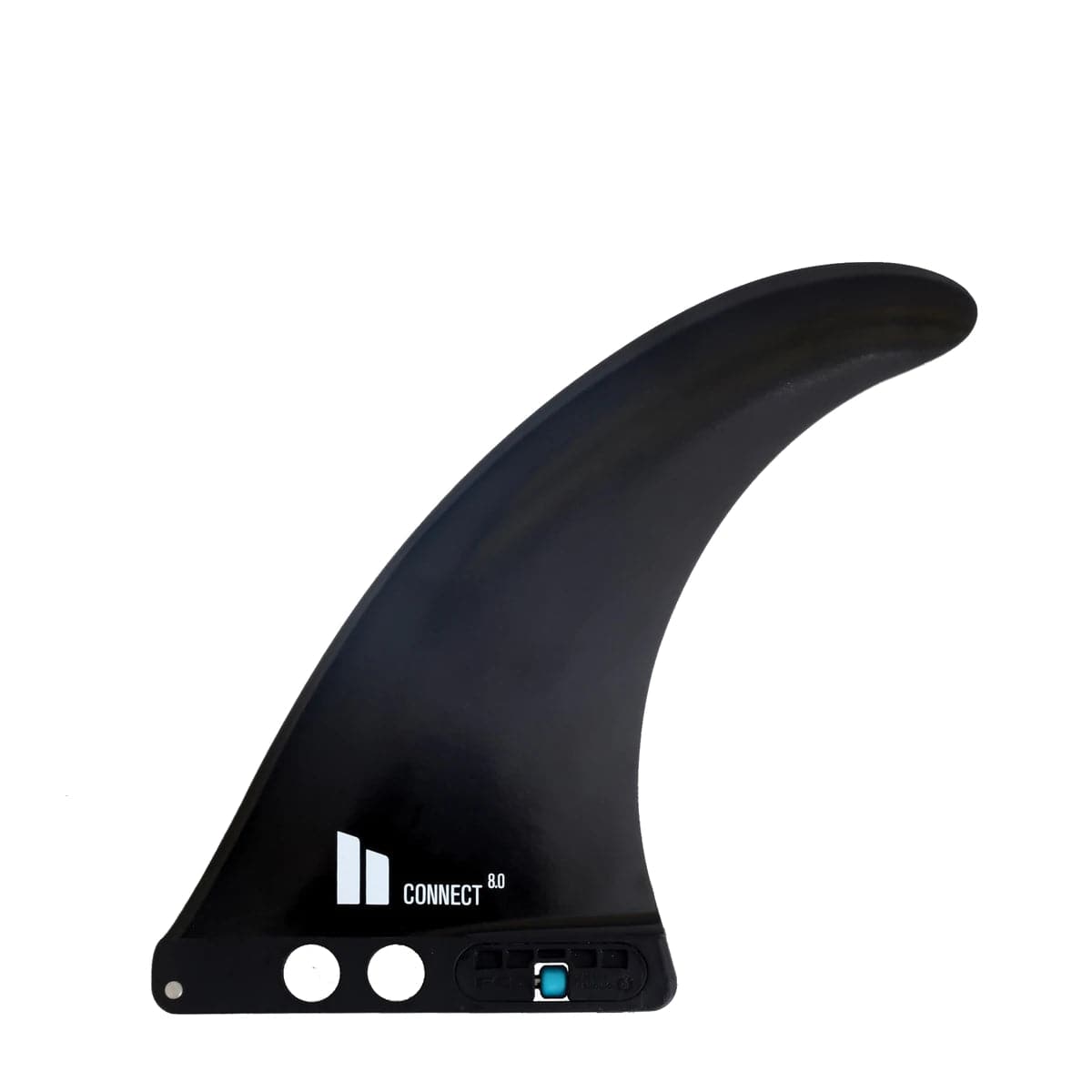 Featuring the Connect Fin sup fin manufactured by FCS shown here from one angle.