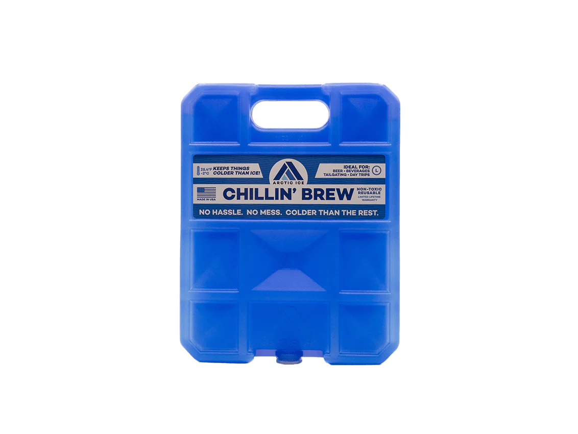 Arctic Ice Chillin Brew Reusable Cooler Ice Pack, Blue